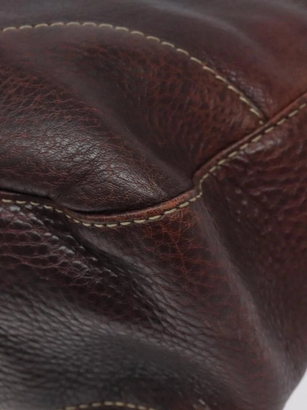 GUCCI Shoulder Bag Leather Brown Silver 247400 - Picture 5 of 16